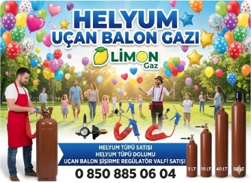 Helyum Balon Gazı Tüpü