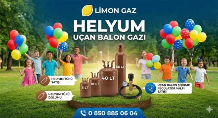 Sanayi Tipi Helyum Tüpü